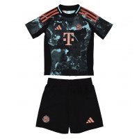 Camisa de Futebol Bayern Munich Equipamento Secundário Infantil 2024-25 Manga Curta (+ Calças curtas)